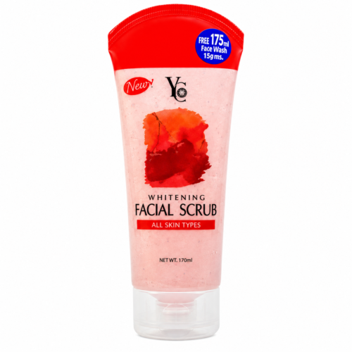 YC Whitening Facial Scrub with Cherry Extract | Gentle Exfoliating & Brightening Face Scrub | 175ml