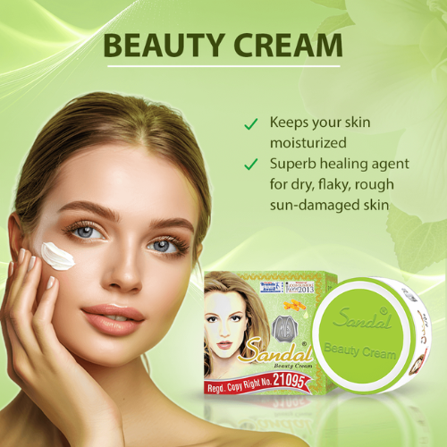Sandal Beauty Cream | Sandalwood Nourishing Face Cream for Soft & Healthy-Looking Skin | 50g