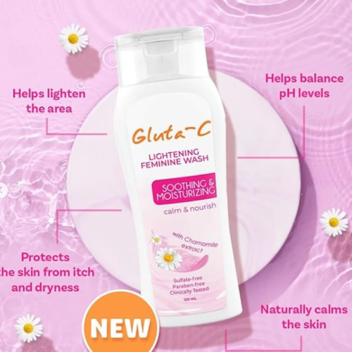 Gluta-C Lightening Feminine Wash | Soothing Care
