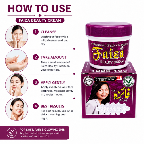 Faiza Beauty Cream | Nourishing Face Cream for Soft, Smooth & Healthy-Looking Skin