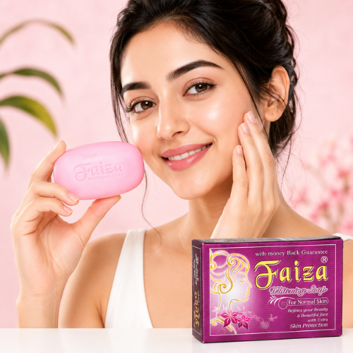 Faiza Whitening Soap | Gentle Cleansing Beauty Soap for Soft, Fresh & Healthy-Looking Skin
