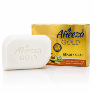 Aneeza Gold Beauty Soap | Avocado Oil & Aloe Vera Soap