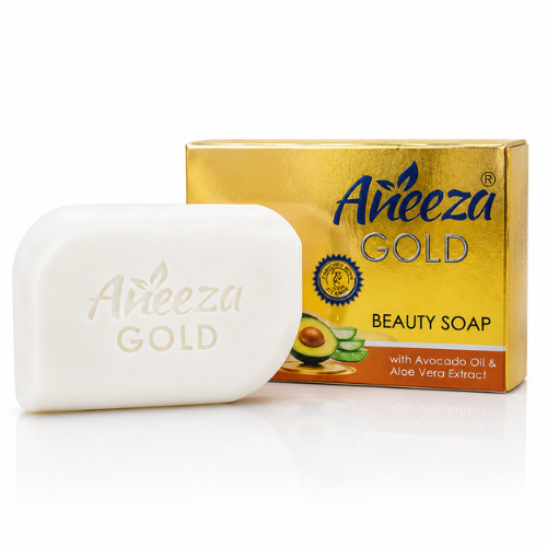 Aneeza Gold Beauty Soap | Avocado Oil & Aloe Vera Soap