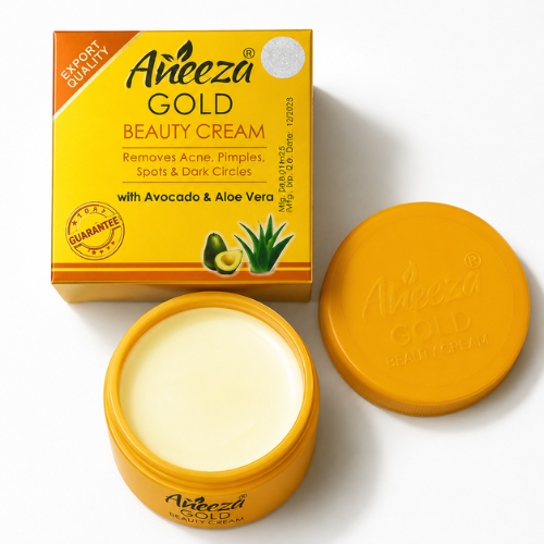 Aneeza Gold Beauty Cream | Avocado Oil & Aloe Vera Face Cream