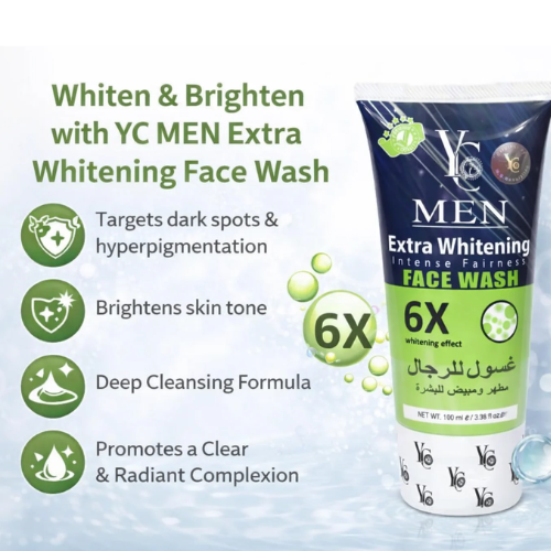 YC Men Face Wash for Oily Skin 100 mL