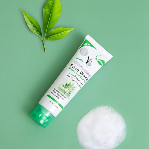 YC Whitening Green Tea Face Wash for Oily Skin 100ml
