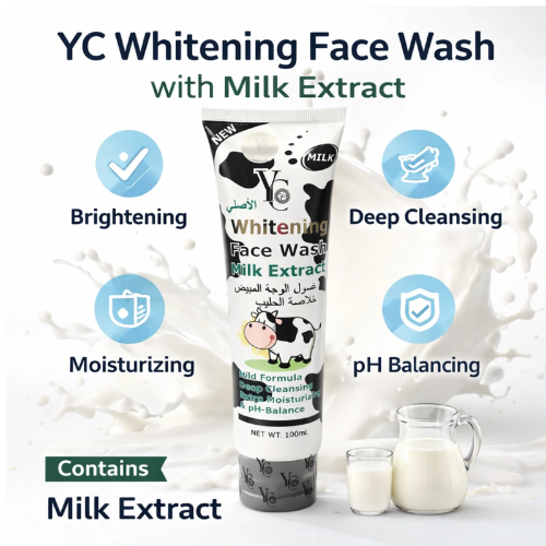 YC Fairness Face Wash for Oily Skin with Milk