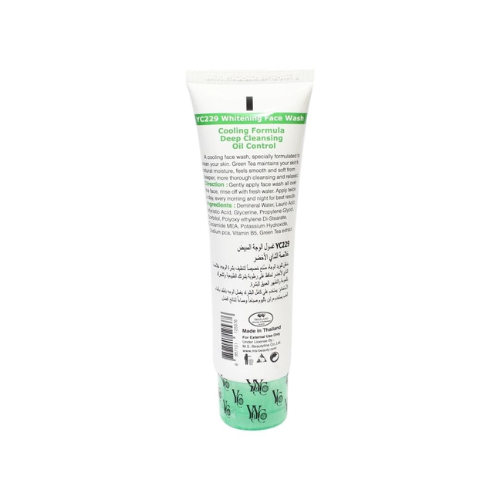 YC Whitening Green Tea Face Wash for Oily Skin 100ml