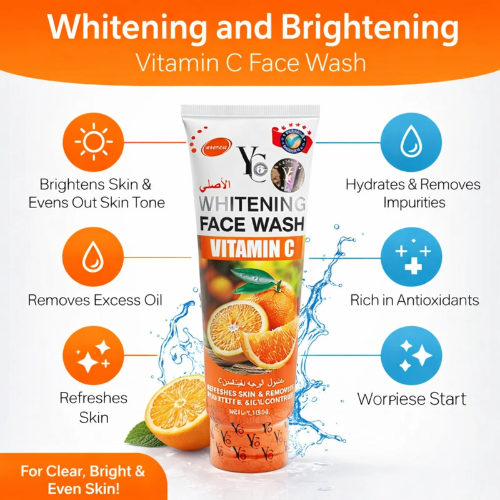 YC Vitamin C Fairness Face Wash for Glowing Skin