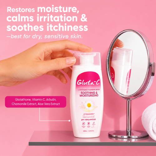 Gluta-C Lightening Feminine Wash | Soothing Care
