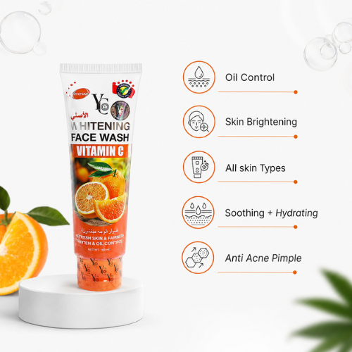 YC Vitamin C Fairness Face Wash for Glowing Skin